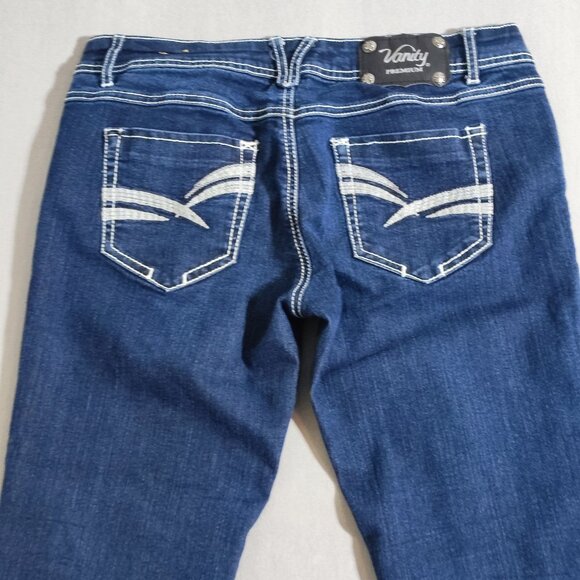 Vanity Premium Collection Capri Jeans women's size 28 (W32) ink blue colour - Picture 4 of 13